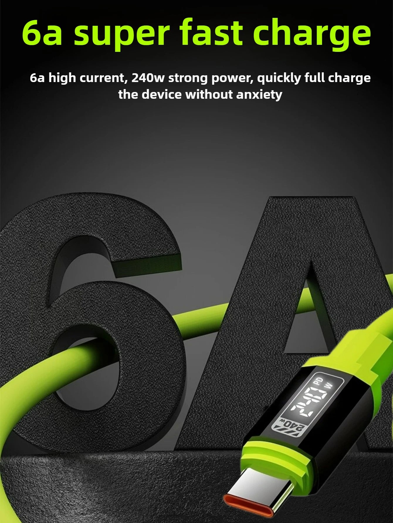 Nexora PowerView 240W Fast Charging Cable