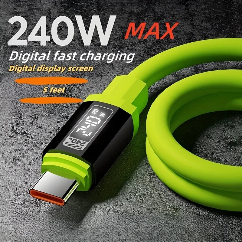 Nexora PowerView 240W Fast Charging Cable